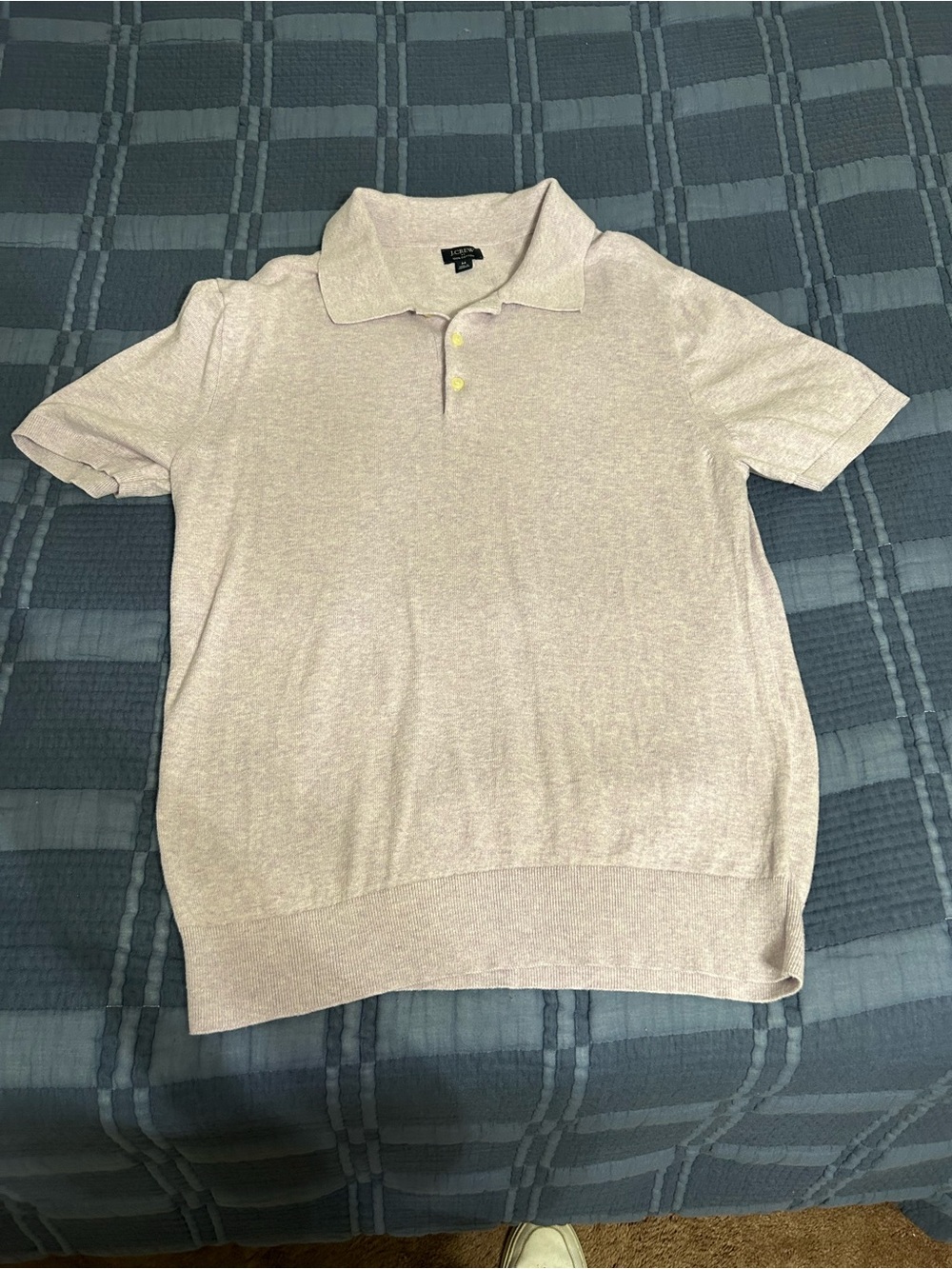 Men's Cream Polo Shirt - Classic Short Sleeve Knit